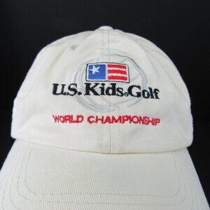U.S. Kids Golf World Championship Emb Logo Youth Adjustable Strap Back Cap Hat